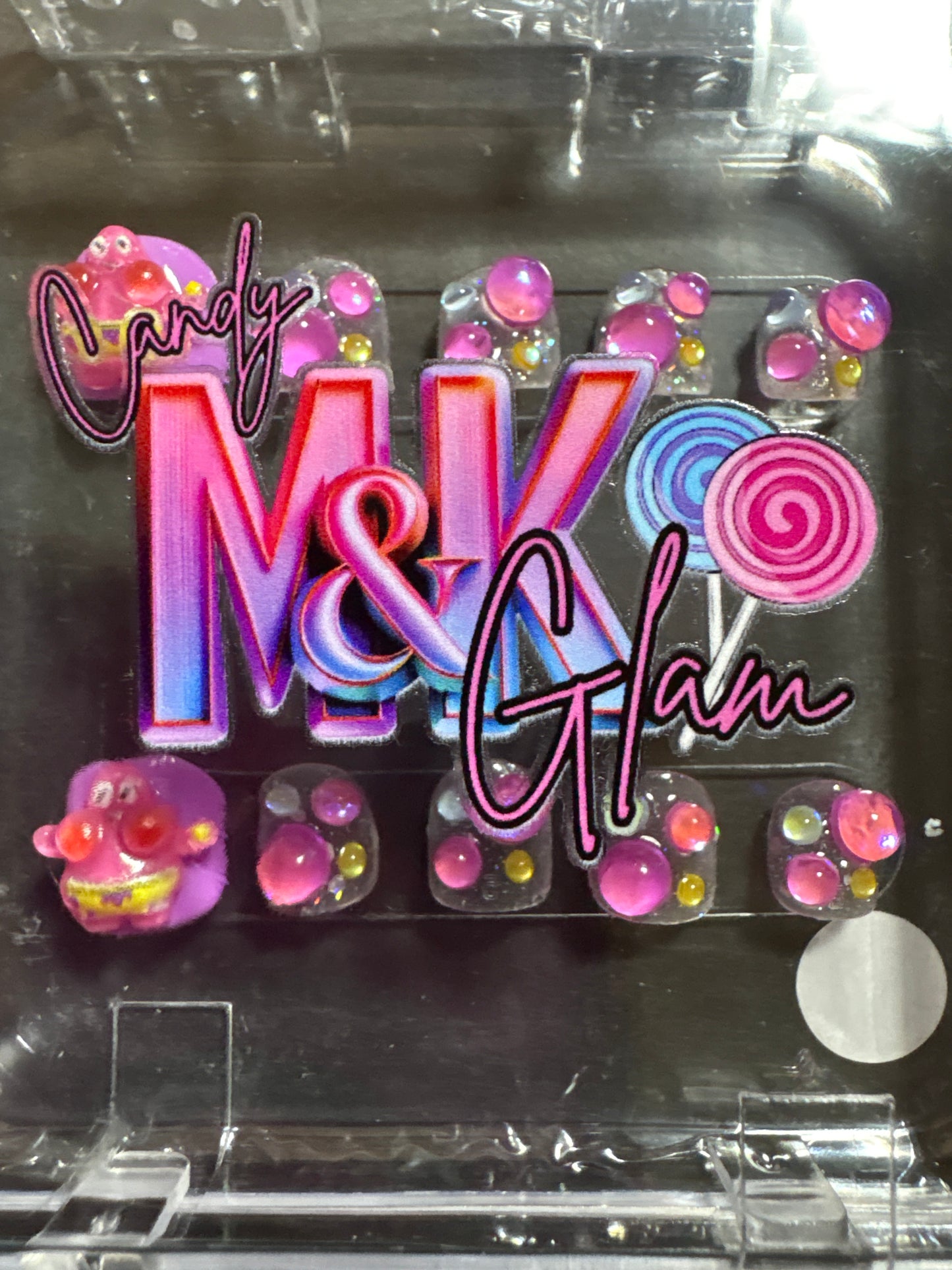Press-On Nails - MK Candy Glam 
