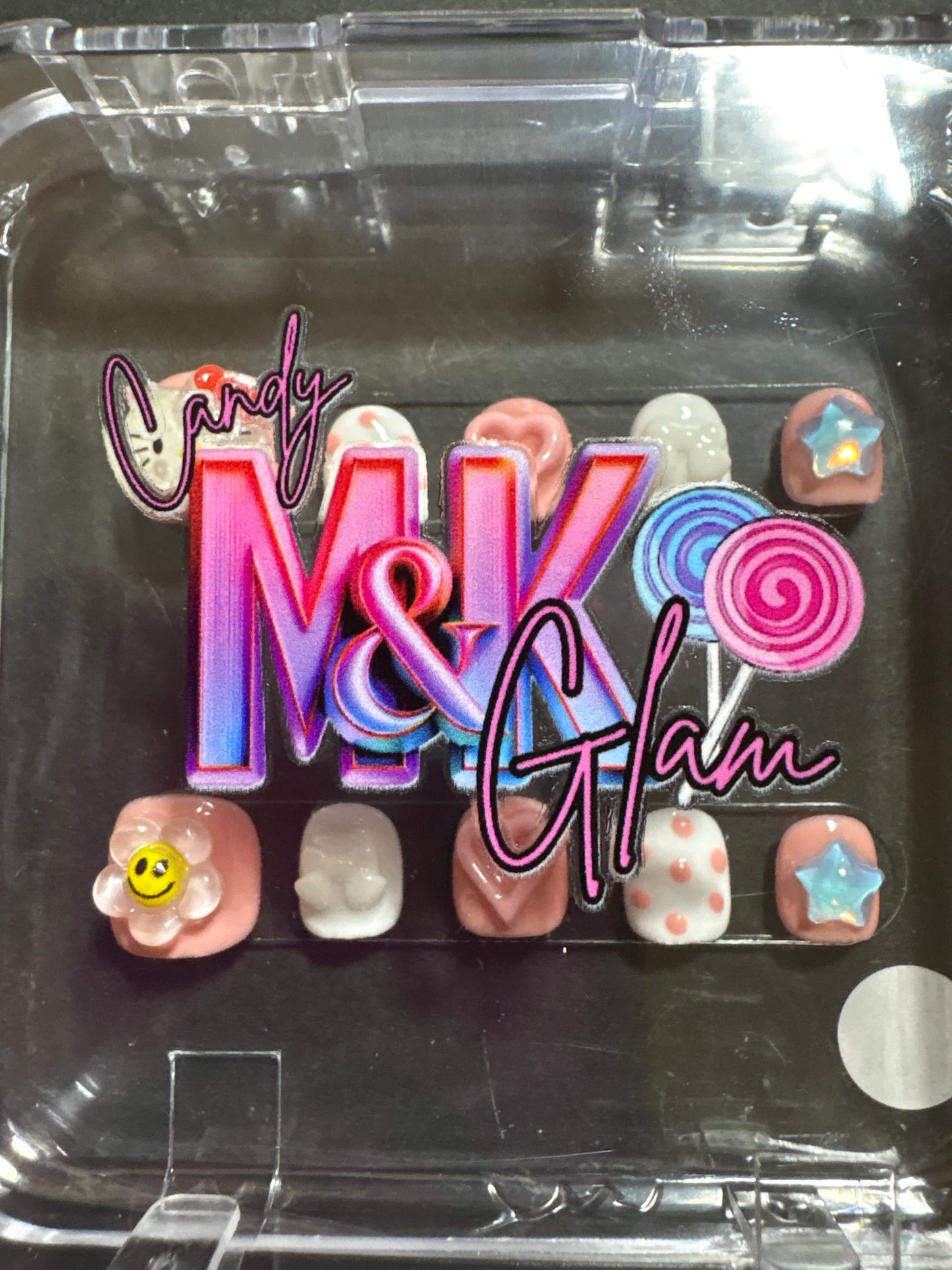 Press-On Nails - MK Candy Glam 
