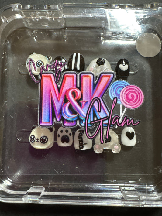 Press-On Nails - MK Candy Glam 