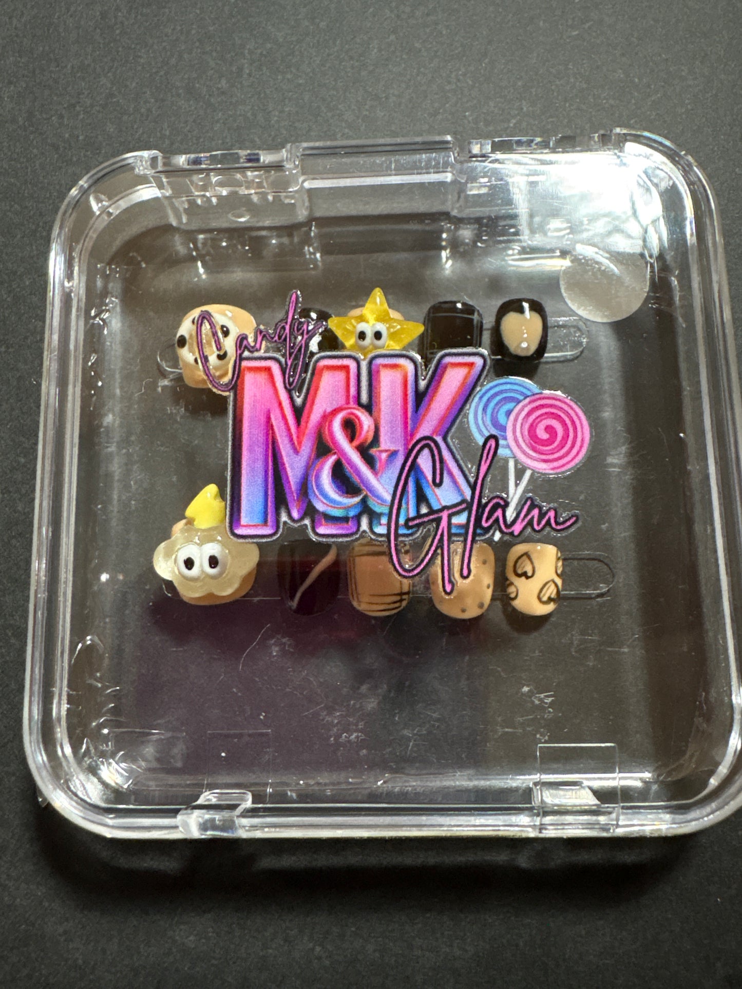 Press-On Nails - MK Candy Glam 