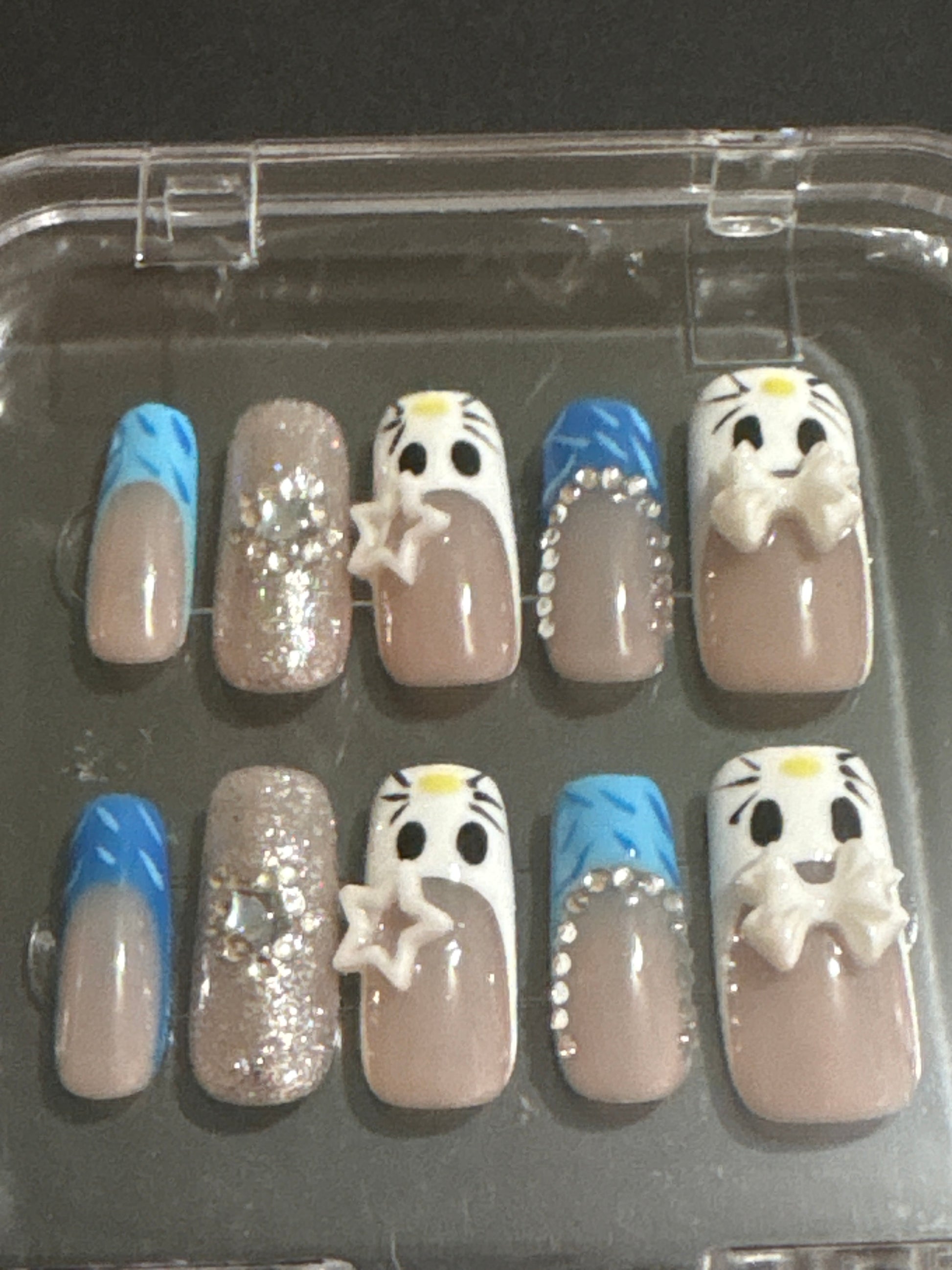 Press-On Nails - MK Candy Glam 