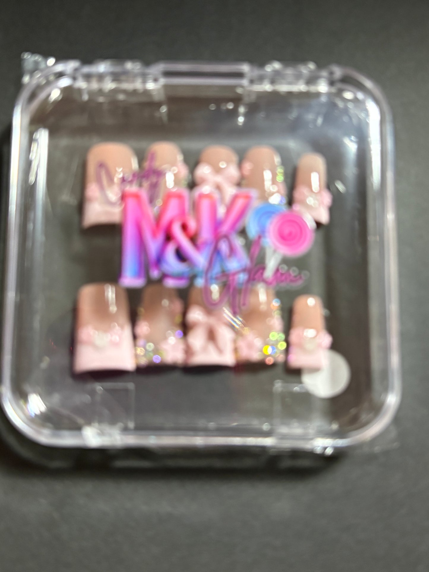 Press-On Nails - MK Candy Glam 