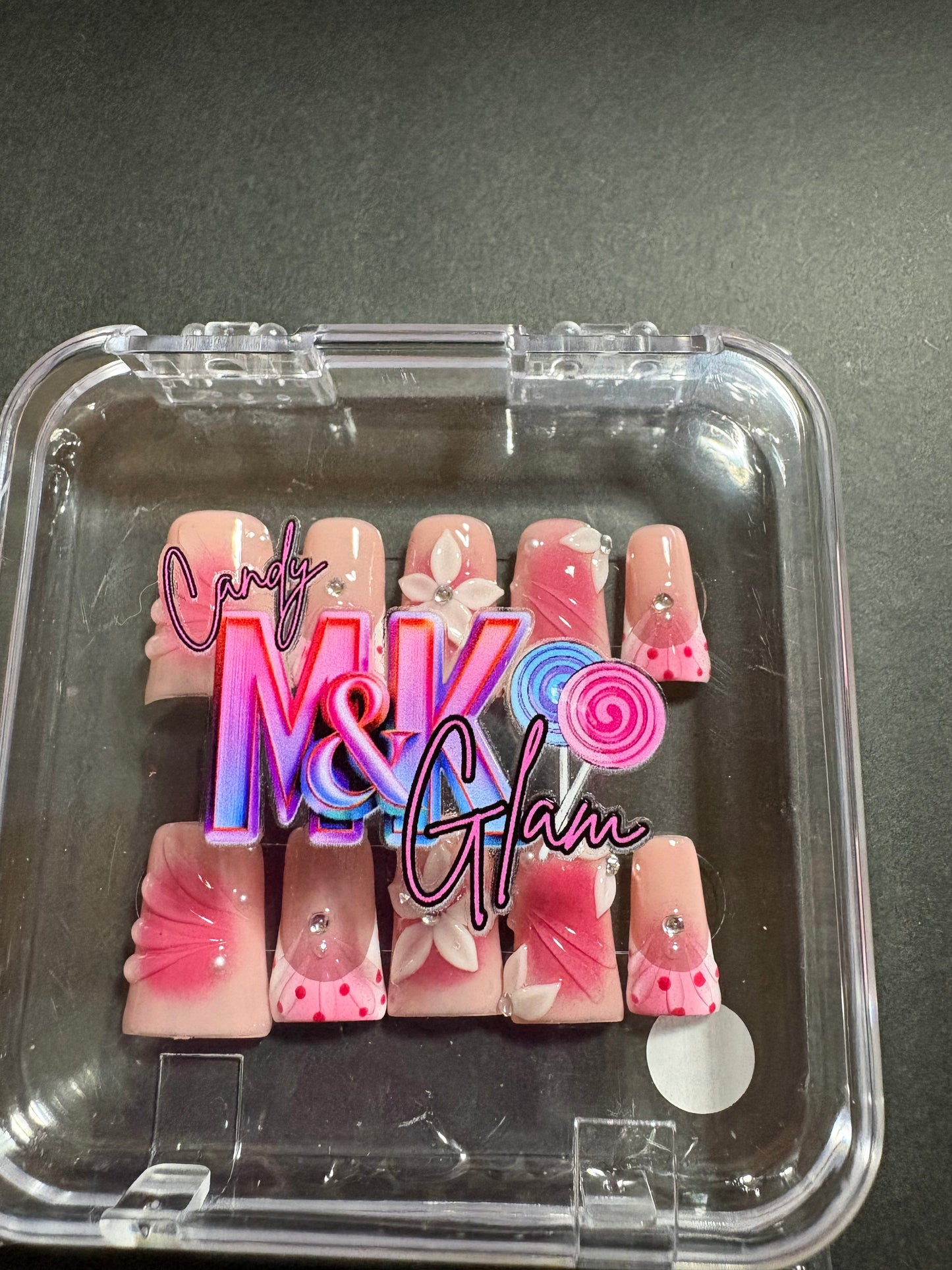 Press-On Nails - MK Candy Glam 
